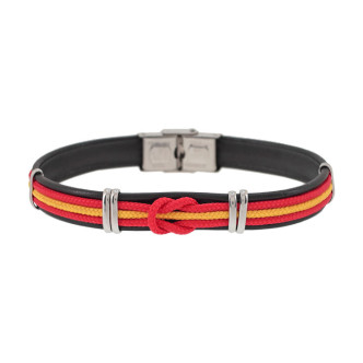 PULSERA NUDO ESPAÑA CABALLERO