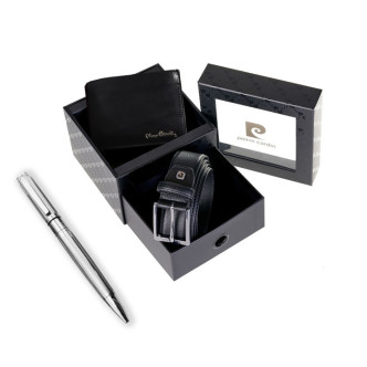SET CARTERA+CINTURON+BOLIGRAFO PIERRE CARDIN