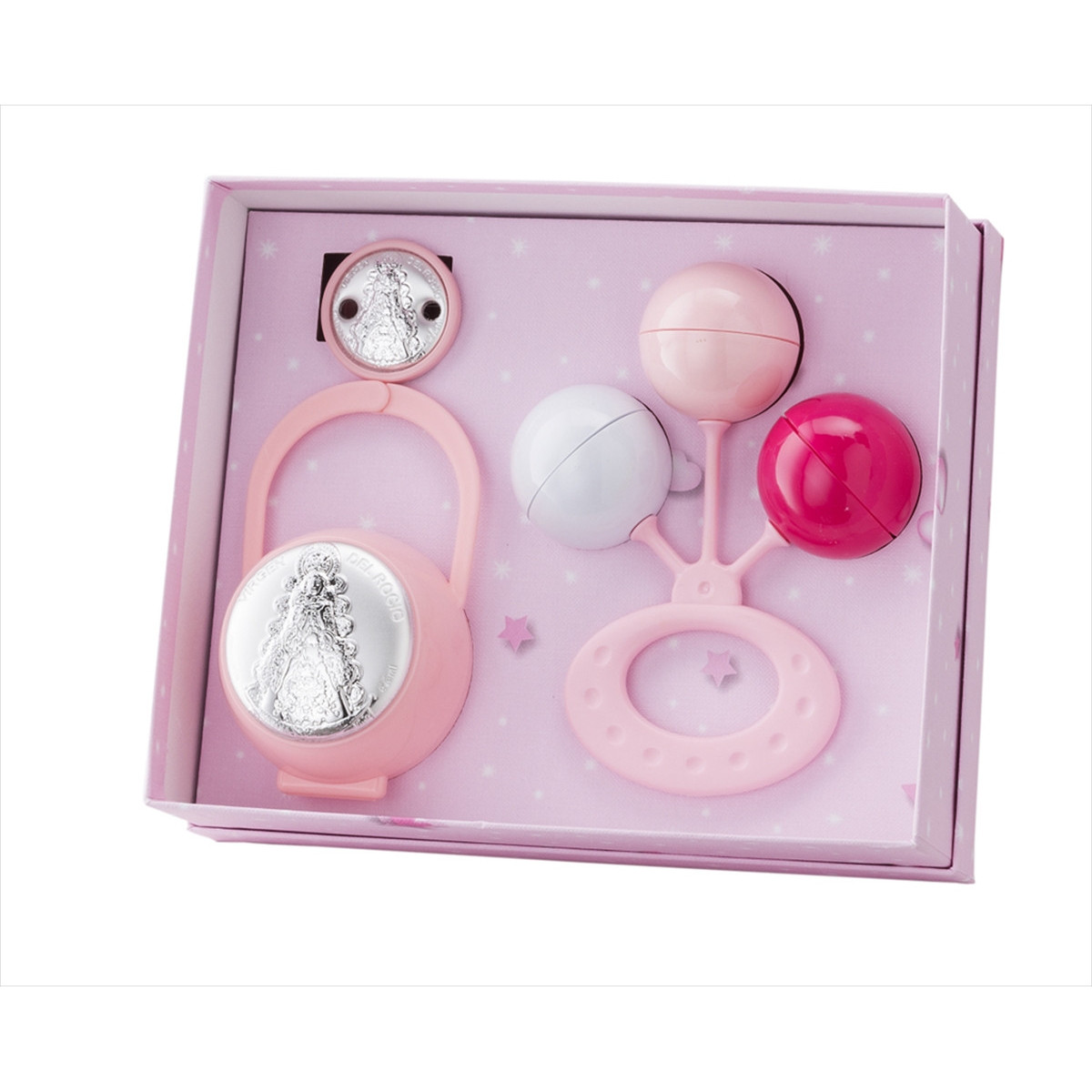 SET PINZA+ P.CHUPETES + SONAJERO VIRGEN ROCIO
