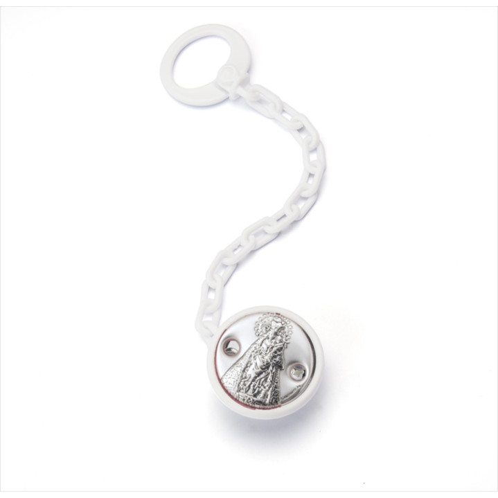 PINZA CHUPETE REDONDA VIRGEN ROCIO