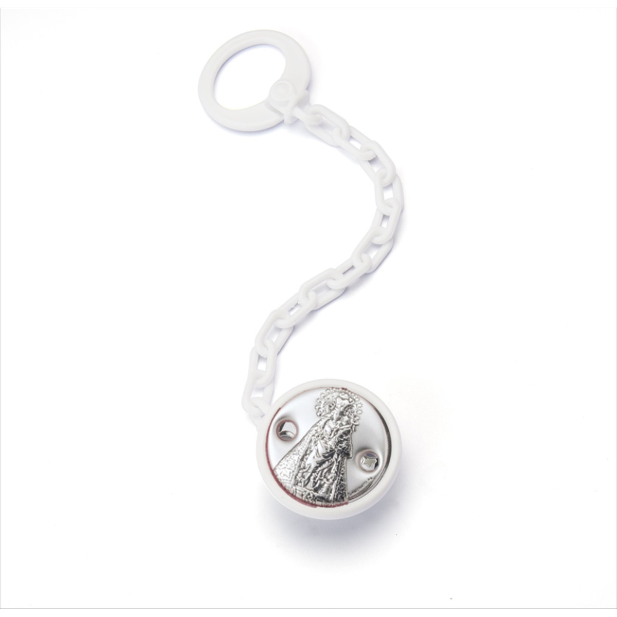 PINZA CHUPETE REDONDA VIRGEN ROCIO