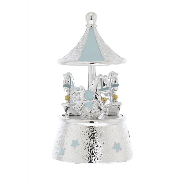 CARROUSEL MUSICAL CABALLOS  10X17