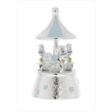 CARROUSEL MUSICAL CABALLOS  10X17