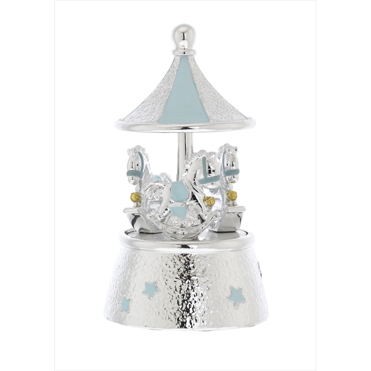 CARROUSEL MUSICAL CABALLOS  10X17