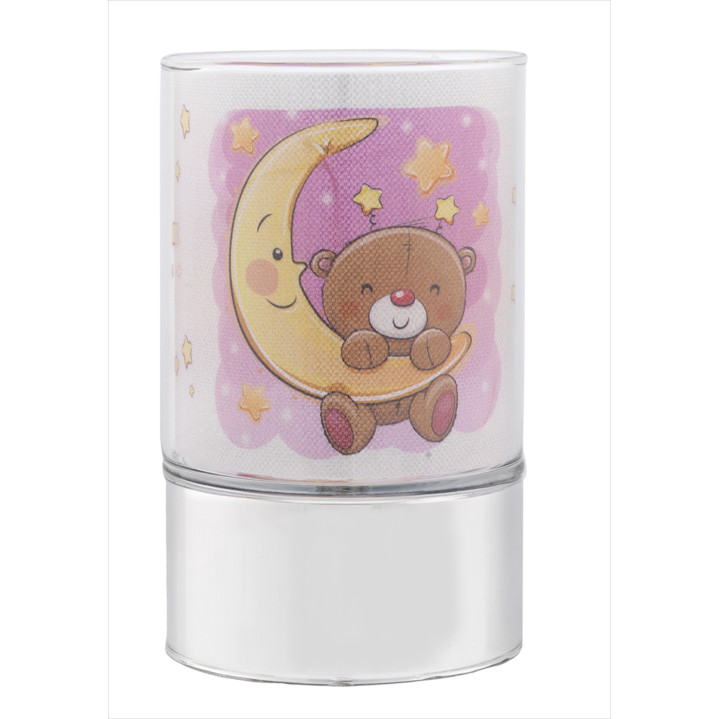 LAMPARA CRISTAL BASE OSO LUNA