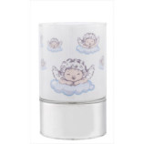 LAMPARA CRISTAL BASE ANGELES NUBE