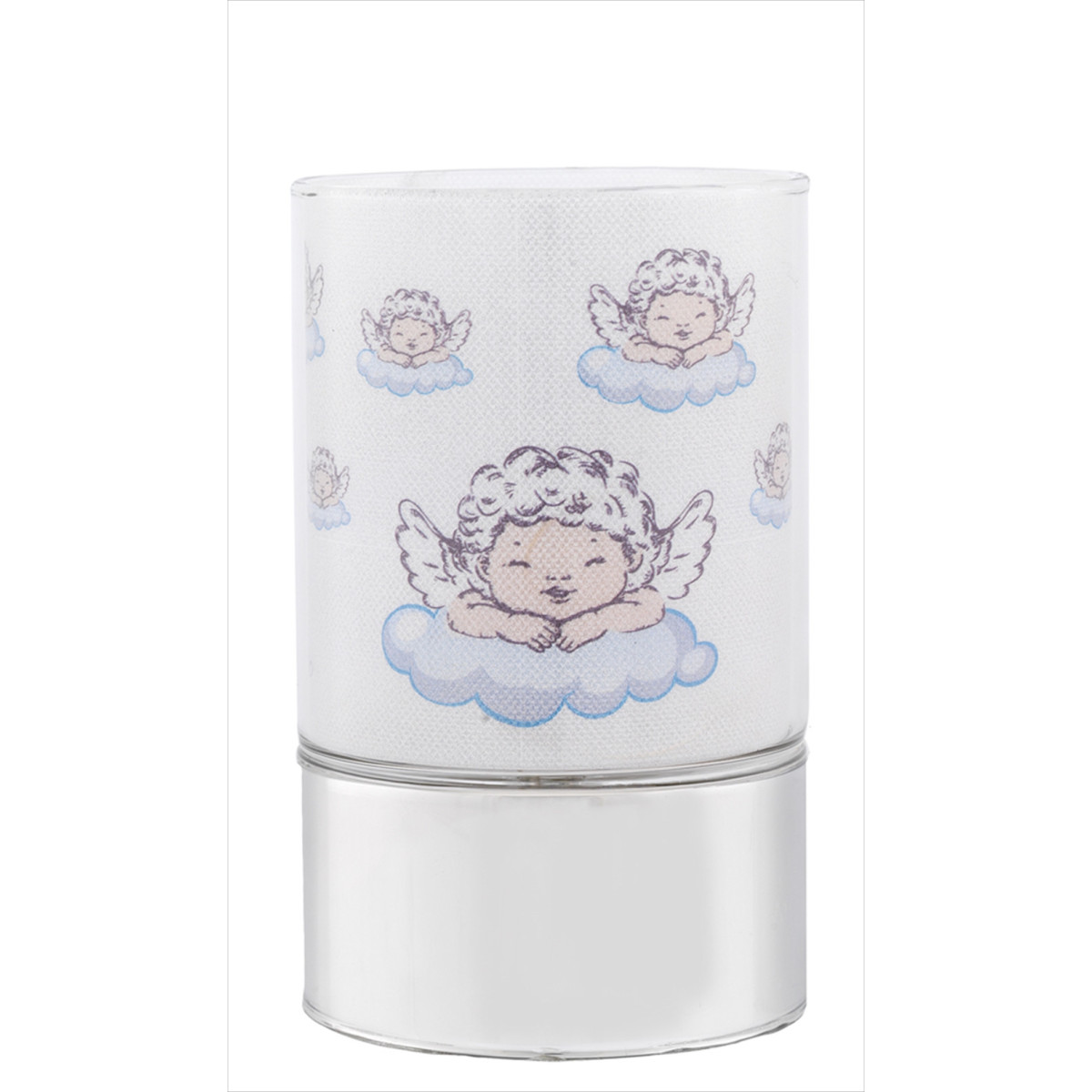 LAMPARA CRISTAL BASE ANGELES NUBE