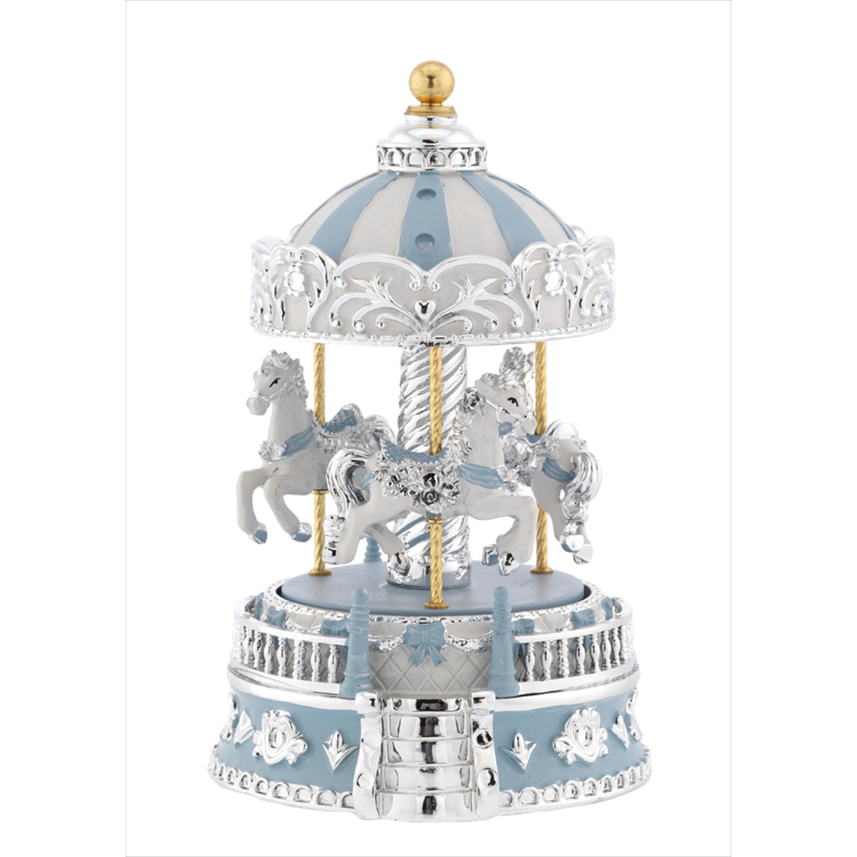 CARROUSEL MUSICAL CABALLOS 15CMS