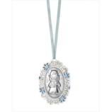 MEDALLON OVAL METALICO ANGEL LIBRO