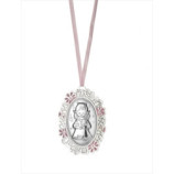 MEDALLON OVAL METALICO ANGEL LIBRO