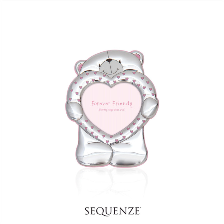 P.FOTOS FOEVER FRIENDS OSO CORAZON FORMA 10CMS