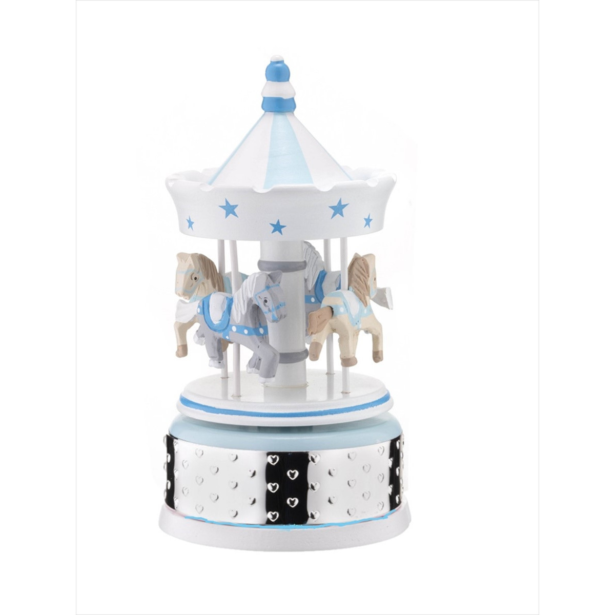 CARROUSEL MUSICAL CABALLITOS CORAZONES