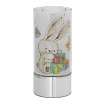 LAMPARA CRISTAL DECORACION CONEJO JUGUET
