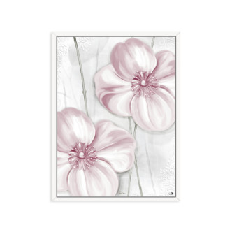 CUADRO FLOR ROSA