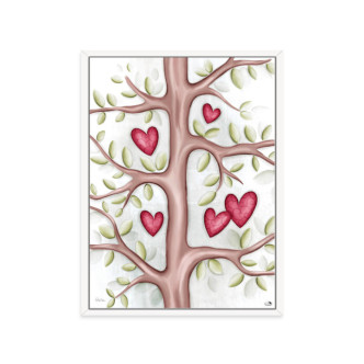 CUADRO ARBOL VIDA CORAZONES