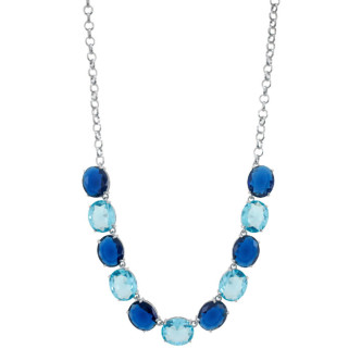 COLLAR 40 CMS PIEDRAS AZULES