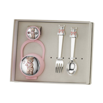 SET PINZA PORTA Y CUBIERTO OSO ESTRELLAS