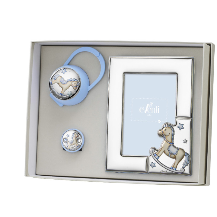 SET PINZA PORTA PFOTO 9X13CABALLITO