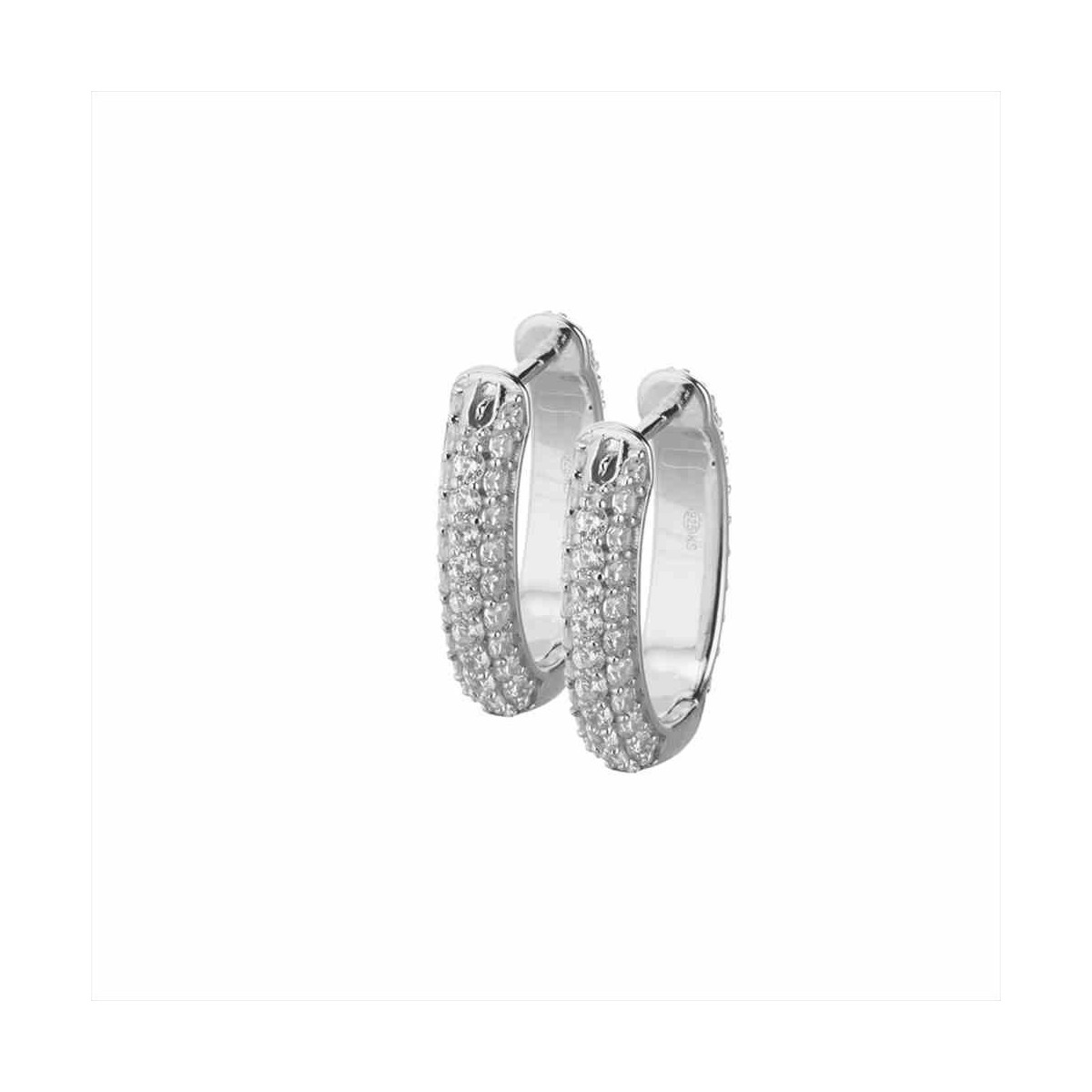 PENDIENTES PLATA 925 CIRCONITA 2CMS