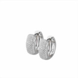 PENDIENTES PLATA 925 CIRCONITA 1CM