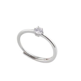 ANILLO PLATA 925 CIRCONITA 0,4CMS