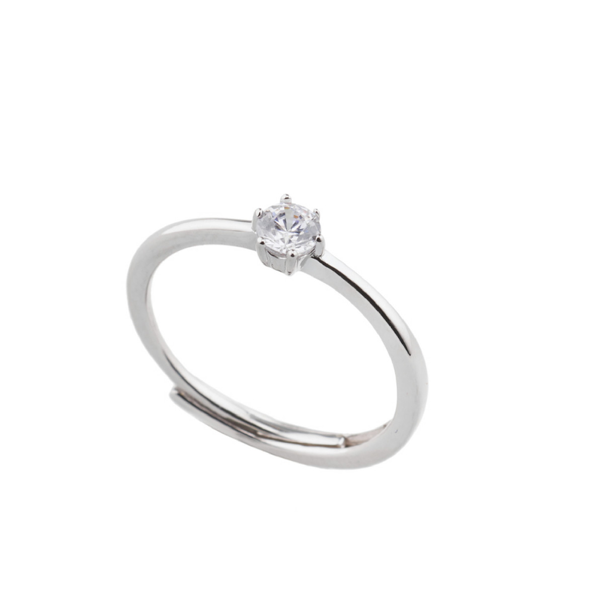 ANILLO PLATA 925 CIRCONITA 0,4CMS