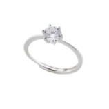 ANILLO PLATA 925 CIRCONITA 0,6CMS