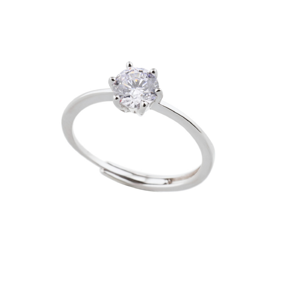 ANILLO PLATA 925 CIRCONITA 0,6CMS
