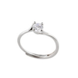 ANILLO PLATA 925 CIRCONITA 0,4CMS