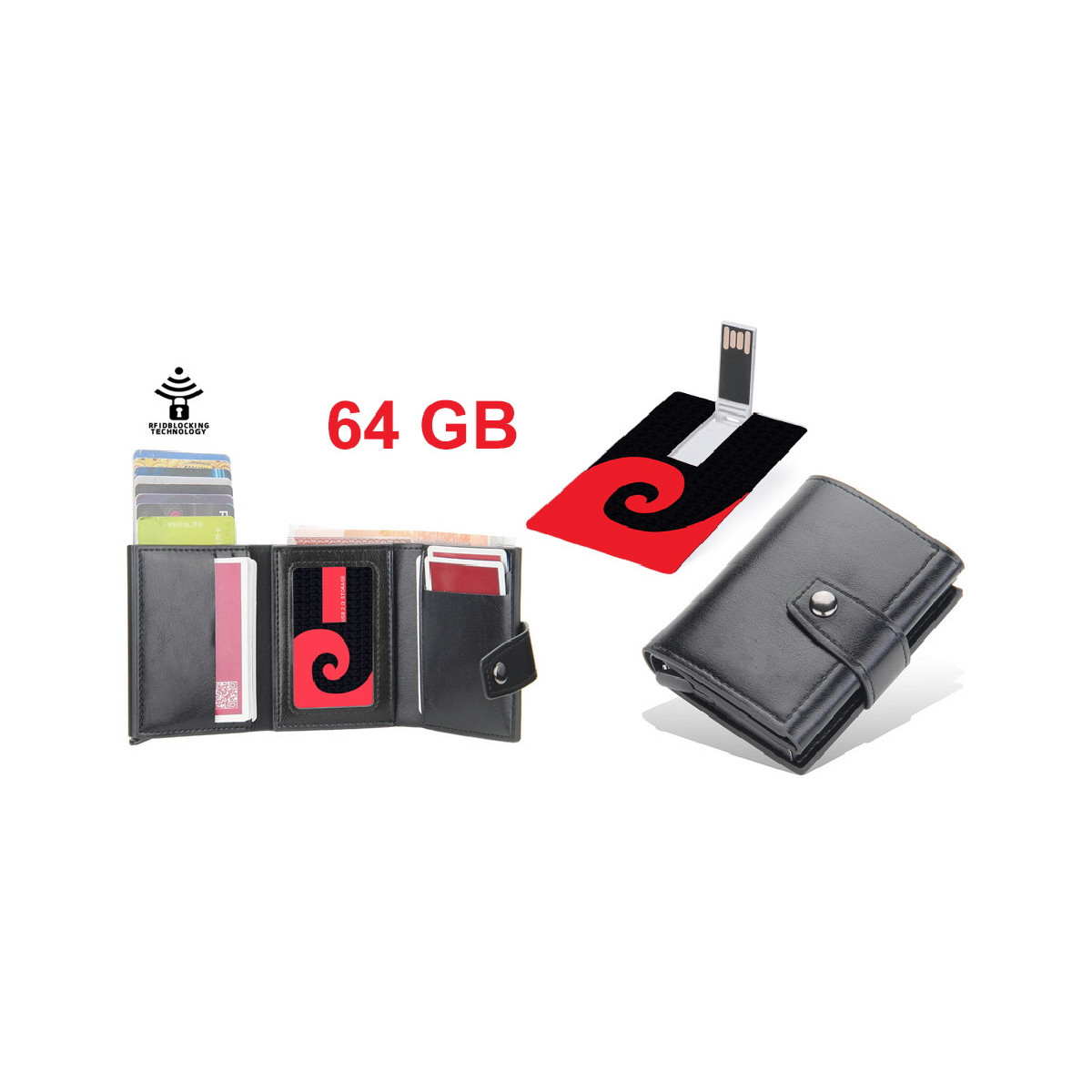 CARTERA RFID+USB TARJETA CARTERA RFID+USB TARJETA