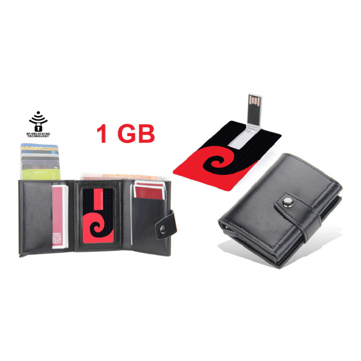 CARTERA RFID+USB TARJETA