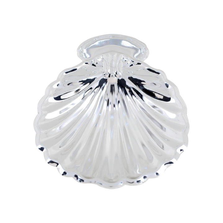 CONCHA BAUTIZO PLATEADA 11X13CMS