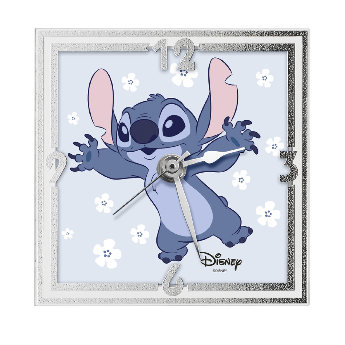 RELOJ DESPERTADOR STITCH 13X13