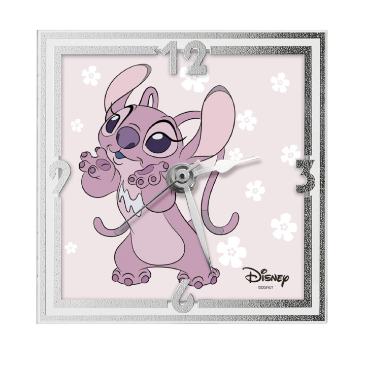 RELOJ DESPERTADOR ANGEL STITCH 13X13