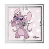 RELOJ DESPERTADOR ANGEL STITCH 13X13