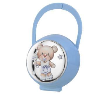 PORTA CHUPETES OSO SONAJERO