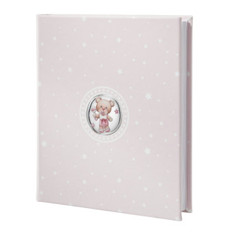 ALBUM INT. BAUTISMO 20X25 OSO SONAJERO