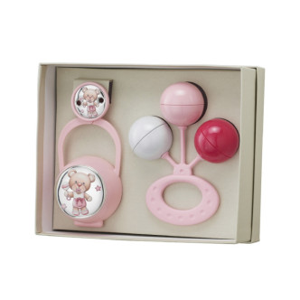 SET PINZA+P.CHUPETES+SONAJERO OSO SONAJ.