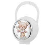 PORTA CHUPETES OSO SONAJERO