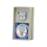 SET PINZA+P.CHUPETES OSO GLOBO