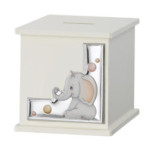 HUCHA CUBO 8,5X8,5  ELEFANTE