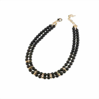 COLLAR PIEDRA NEGRA 45+5CMS