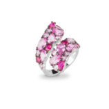ANILLO PLATA 925 CIRC. FUCSIA