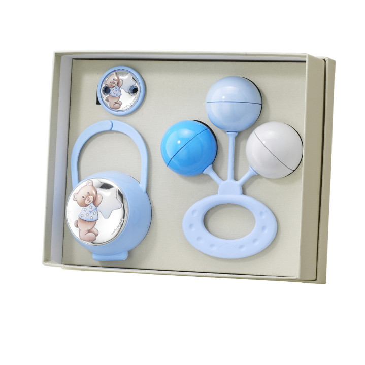 SET PINZA+P.CHUPETES+SONAJERO OSO ESTR. SET PINZA+P.CHUPETES+SONAJERO OSO ESTR.