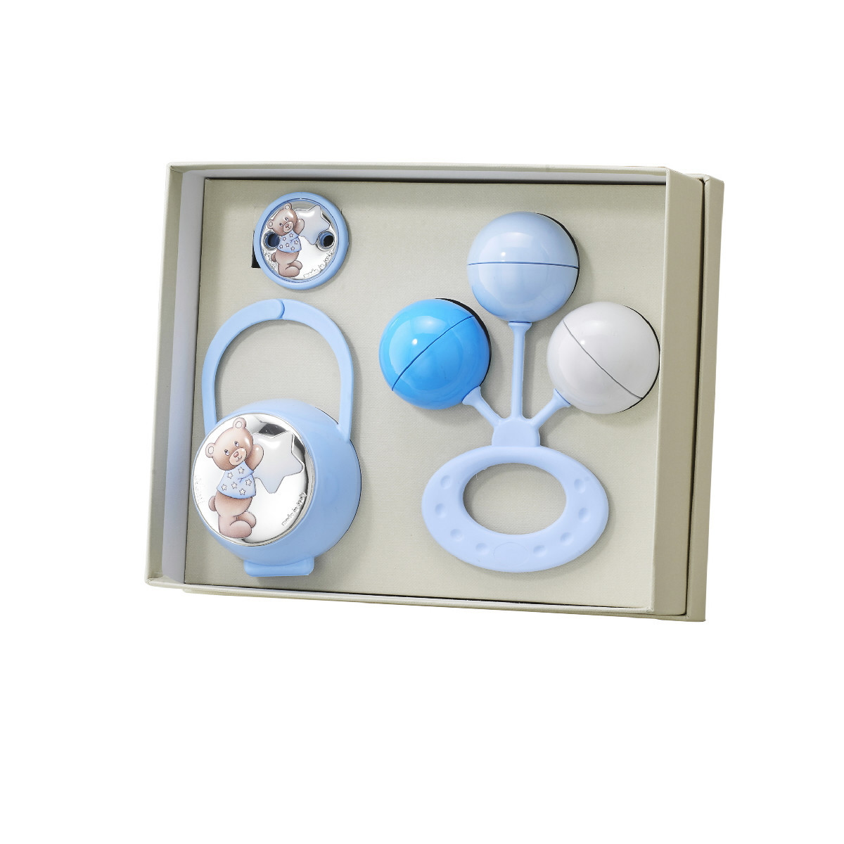 SET PINZA+P.CHUPETES+SONAJERO OSO ESTR. SET PINZA+P.CHUPETES+SONAJERO OSO ESTR.