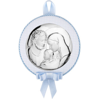 MEDALLON REDONDO S.FAMILIA 11CMS CELESTE