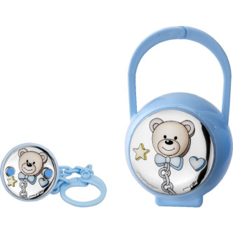 SET PINZA+P.CHUPETE CHUPET. CELESTE