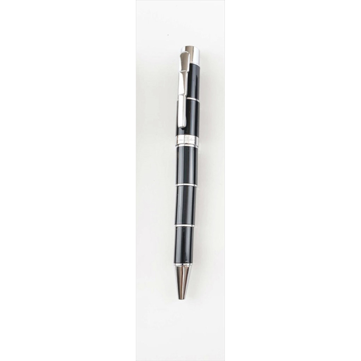 BOLIGRAFO NEGRO PLATEADO PIERRE CARDIN