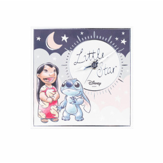 RELOJ MADERA LILO 6 STITCH 17X17