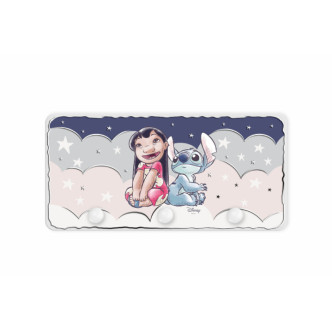 PERCHA MADERA LILO & STITCH 37X18